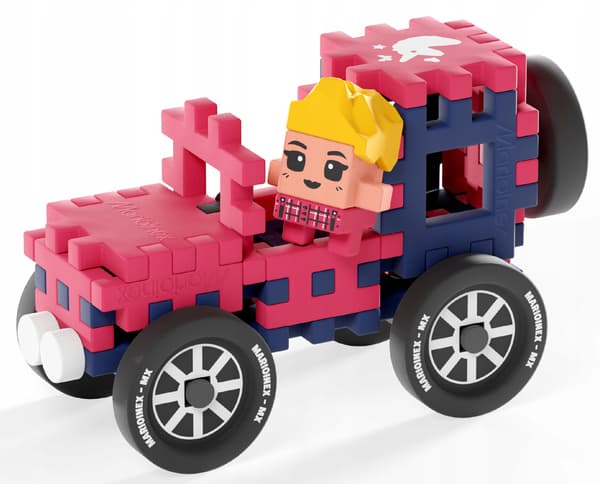 Marioinex WAFFLE mini FARMER-klossar - Charmig ranch, 112 bitar