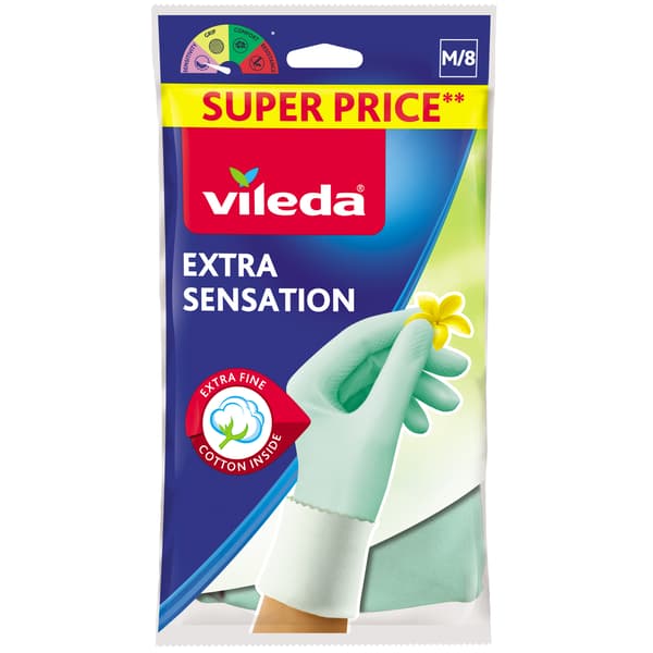 Vileda Extra Sensation M handskar