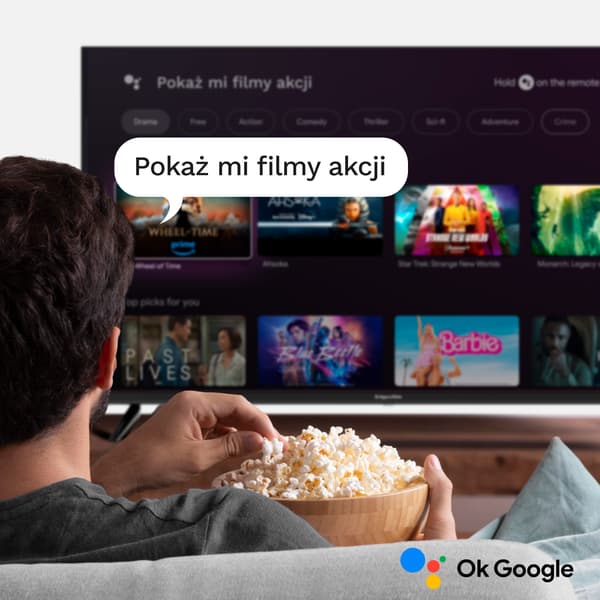 Fjärrkontroll för Kruger&Matz Google TV