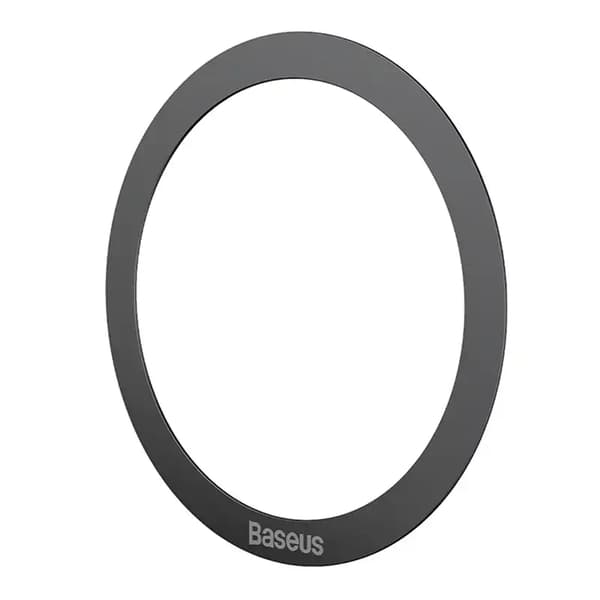Baseus Halo magnetisk ring til telefon, MagSafe, sort (2 stk.)