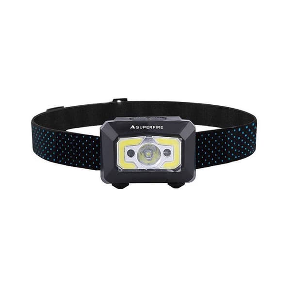 Superfire X30 -otsalamppu, 340lm, USB