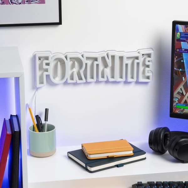 Neon LED Lampe Logo - Fortnite