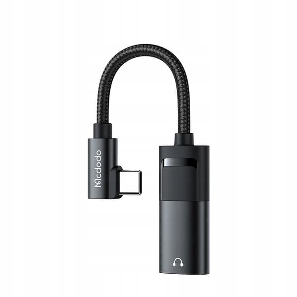 MCDODO USB-C MINI JACK 3.5MM SOVITIN AUX-KAAPELI SAMSUNG APPLE DAC -SOVITTIMEN KÄYTTÖÖN