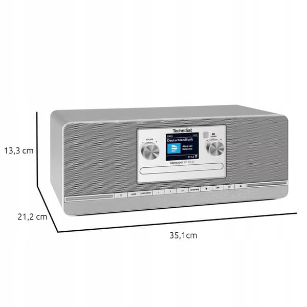 Radio TechniSat INTERNET CD DAB+ FM BT USB 2×5 W DIGITRADIO 372 hopea
