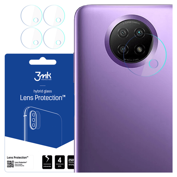 Xiaomi Redmi Note 9 5G - 3mk linsebeskyttelse