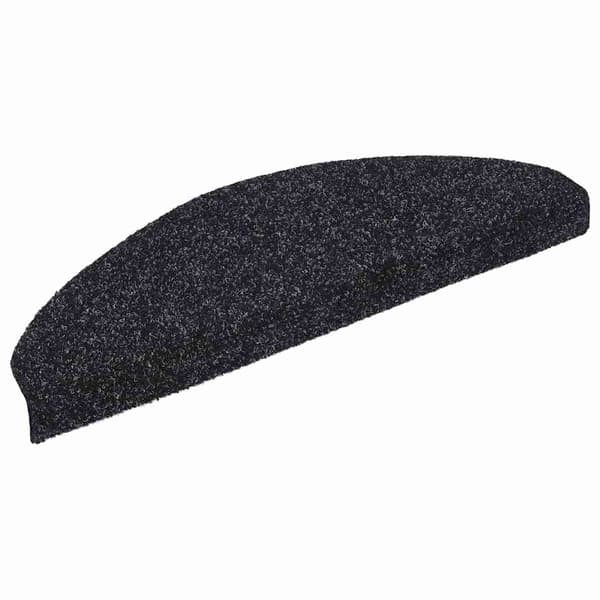 vidaXL selvklæbende trappemåtter 20 stk. sorte 65x21x4 cm