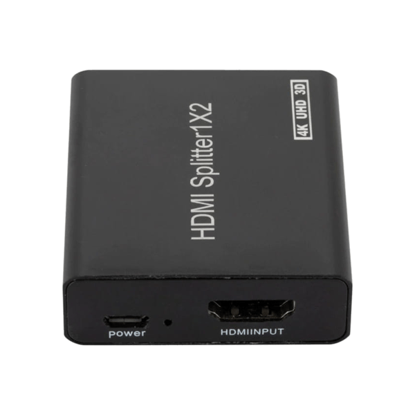 HDMI-splitter 1 til 2 2x 4K 2K 3D billedsplitter forgrener kloning