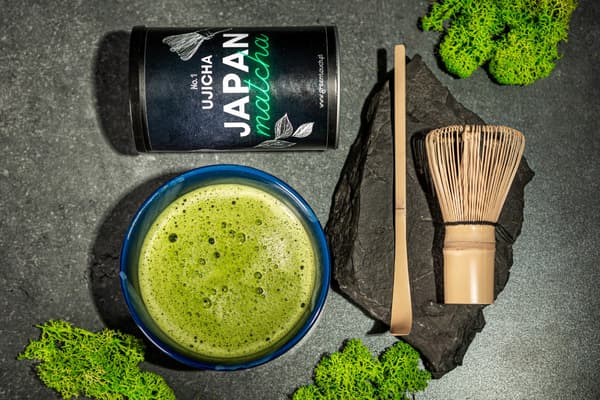 Sæt japansk matcha Ujicha skål og tilbehør