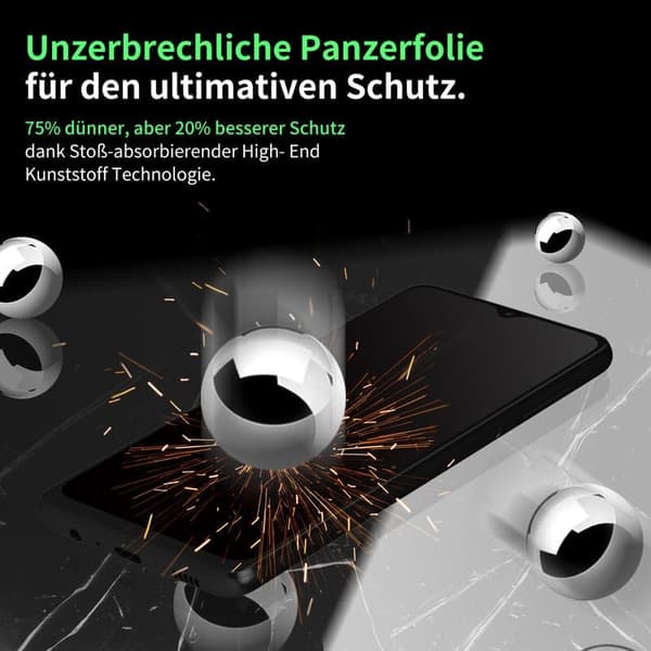 Härdat glas för Samsung Galaxy A12, solidt skydd, 2 delar