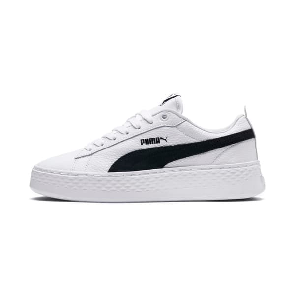 Puma SMASH PLATFORM L damesko hvid 36648712 størrelse 38,5