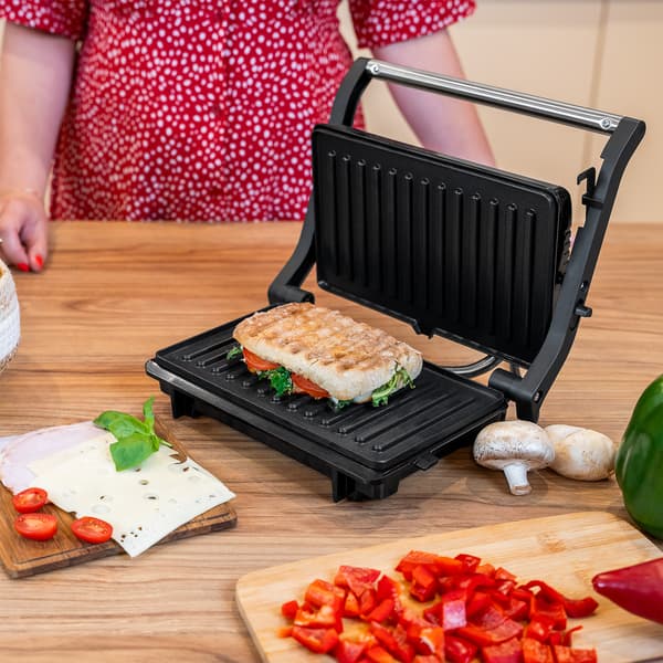Teesa panini-grilli voileipägrilli 1000W 3 asentoa