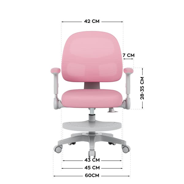 Junior 5.0 Pinkki pyörivä tuoli