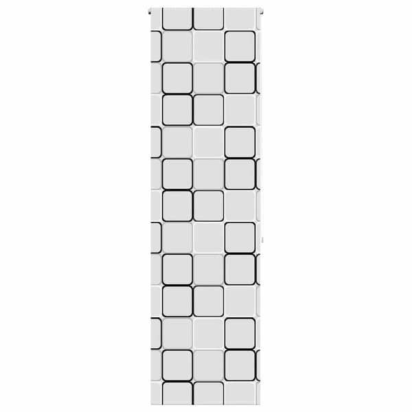 vidaXL Duschrullgardin 60x240 cm Tygbredd 56 cm