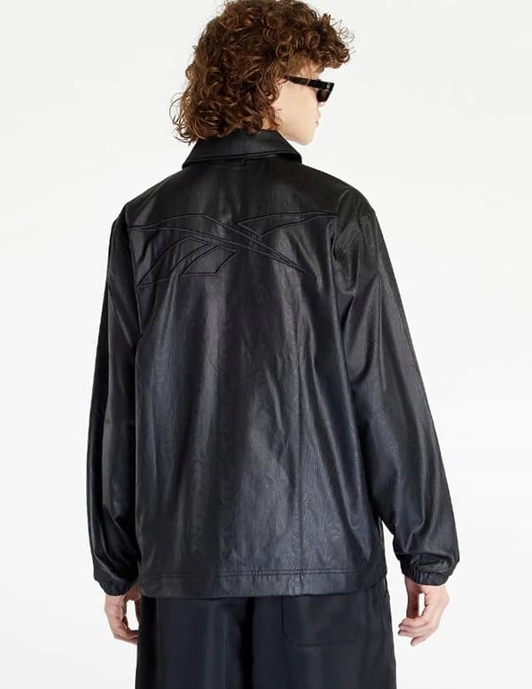 Reebok herrjacka svart transition med logo M