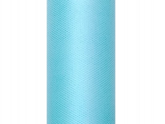 Slät tyll, ljusturkos, 15 cm x 9 m, 1 st.