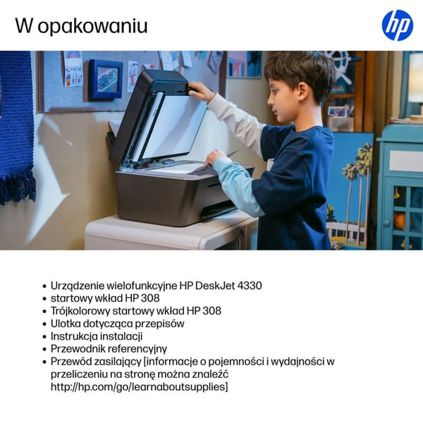 HP DeskJet 4330 -monitoimitulostin