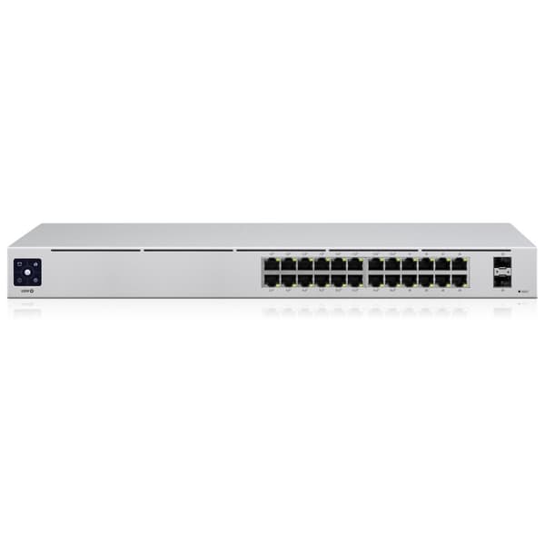 Ubiquiti USW-24-POE 26p 95W Managed Switch, Silver