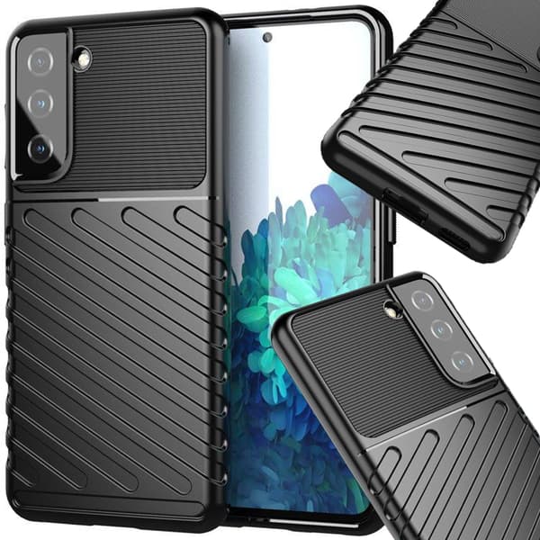 Thunder Case Samsung Galaxy A14 5G silikonskydd svart