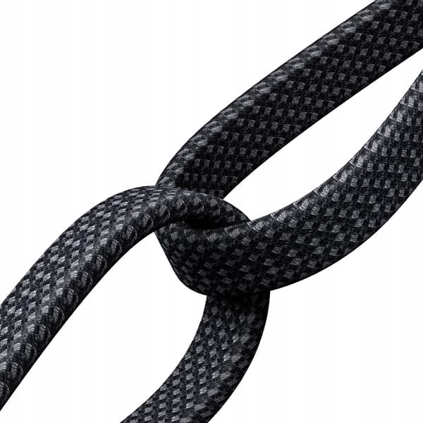 MCDODO Vinklet USB Lightning fladkabel 36W til iPhone 12 13 14 sort 1m