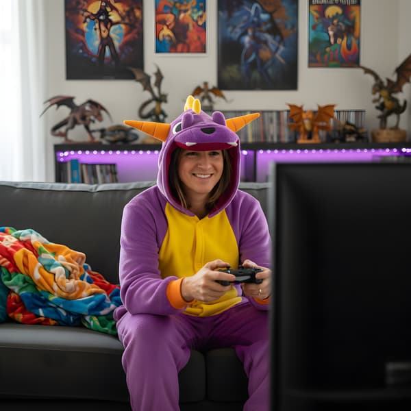 Spyro Onesie Kigurumi-pyjamas 145-155 cm