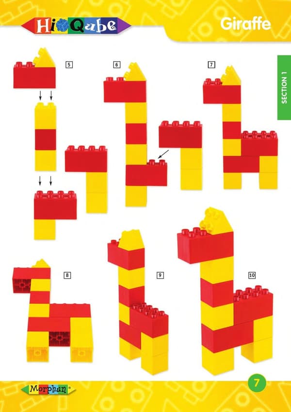 Instruktioner til Morphun Hi-Qube-blokke 36 s.