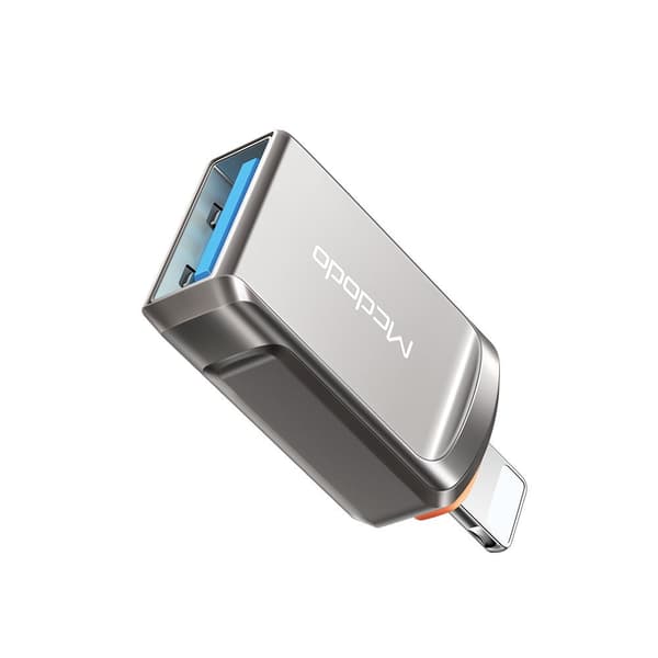 MCDODO ADAPTER USB-A 3.0 TILL LIGHTNING IPHONE IPAD 3A OTG