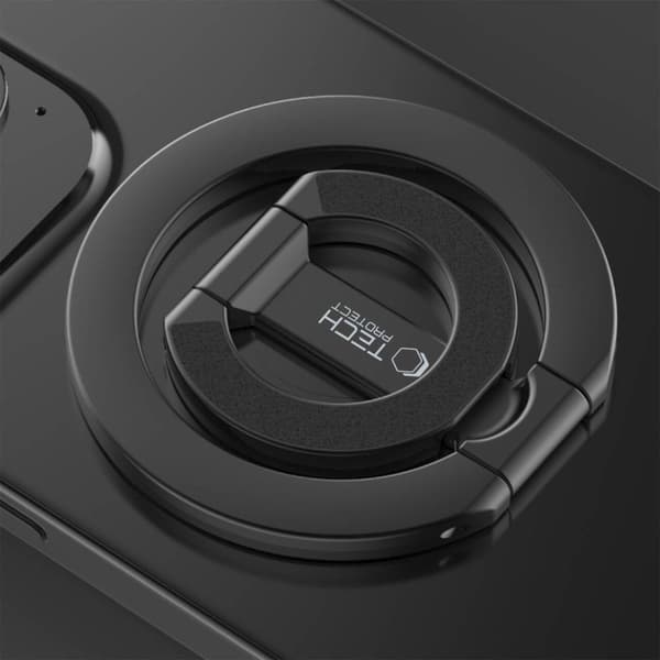TECH-PROTECT MMR400 MAGNETISK MAGSAFE TELEFONRING SVART