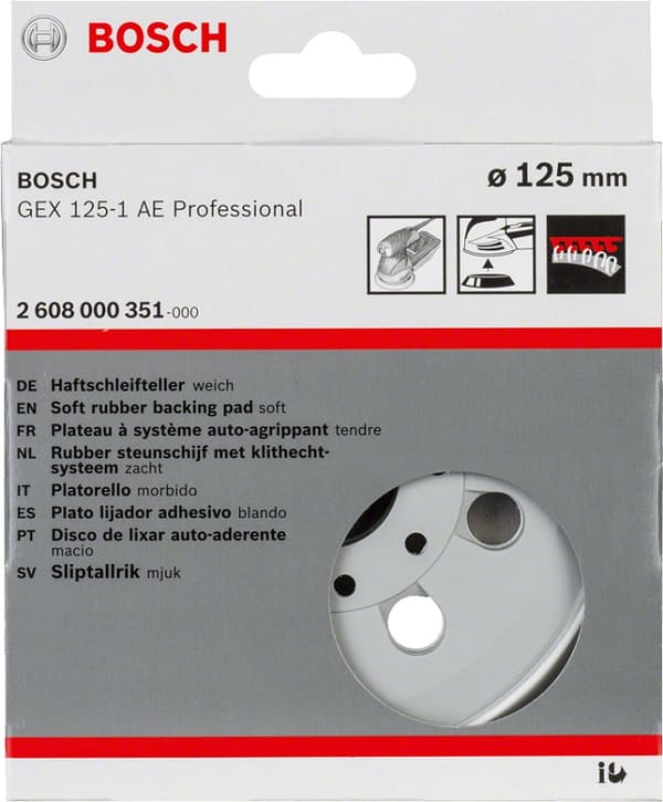 SLIBESKIVE D125 MEGET BLØD - B 2608000351