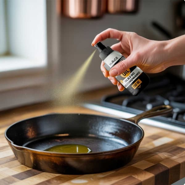 OLIE 150 ml TIL VEDLIGEHOLDELSE OG KRYDDERING AF STØBEJERNSKØKKENGREJ