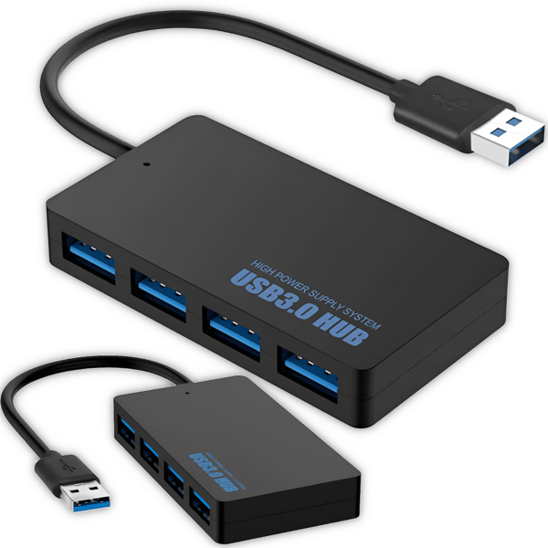 4-port USB 3.0-hub 1x4 5Gbps