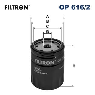 ÖLJYNSUODATIN OP6162 FILTRON