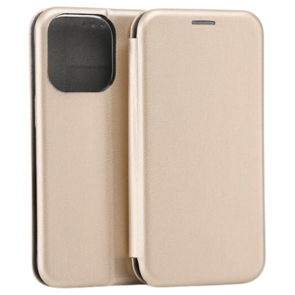Beline Book Magnetisk Etui iPhone 16 ProMax 6.9 guld/guld