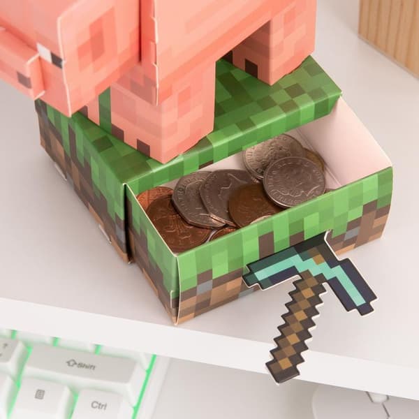 Itse koottava säästöpossumalli - Minecraft
