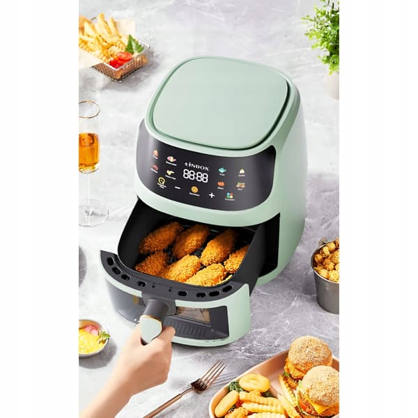 Airfryer oliefri 5L 1400W 8 programmer panel