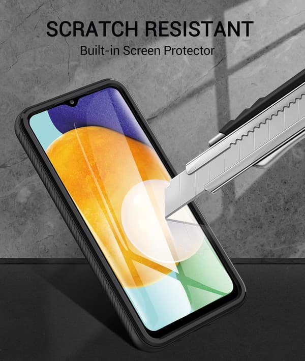 SORT ETUI TIL SAMSUNG GALAXY A13 5G FRONTBESKYTTELSE