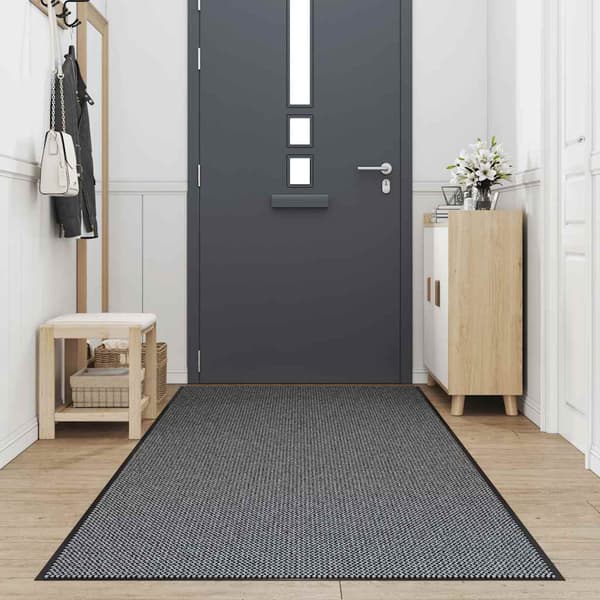 vidaXL dørmåtte antracit 115x500 cm
