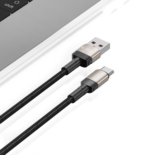 TECH-PROTECT ULTRABOOST EVO TYP-C-KABEL 100W/5A 100CM TITAN