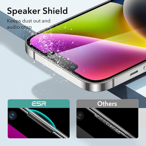 3x Härdat glas Apple iPhone 13 Pro Max + monteringsram A2484 A2641