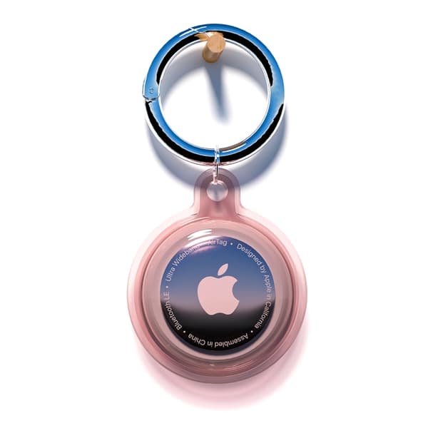 Vandtæt Apple AirTag-etui - lyserød