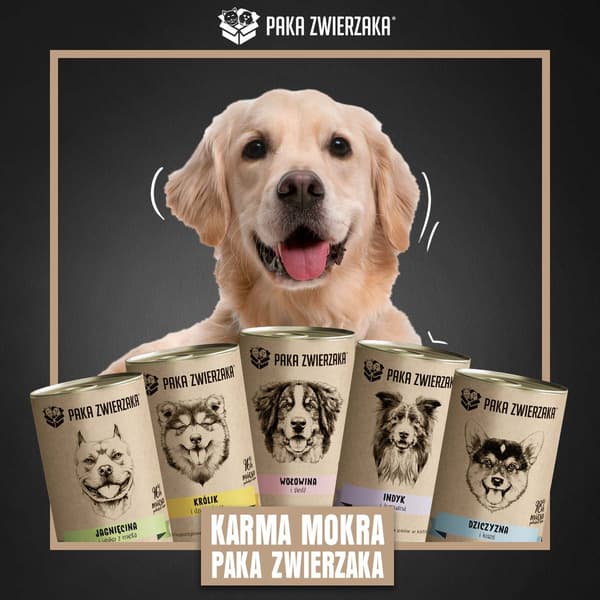 Pet Paka | Våtfoder för hundar 400g - Kalkon och tranbär 400g
