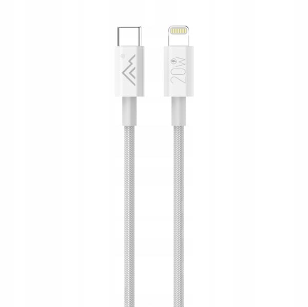 USB-C LIGHTNING PD-KABEL 20W 3A ULTRAHURTIGT TIL APPLE IPHONE