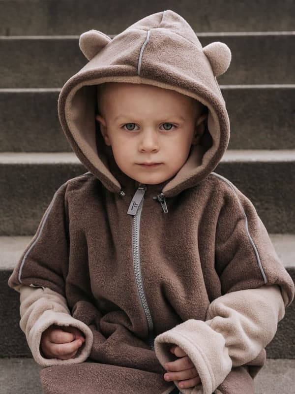 Brave Bear Bilponcho storlek S 0-3 år