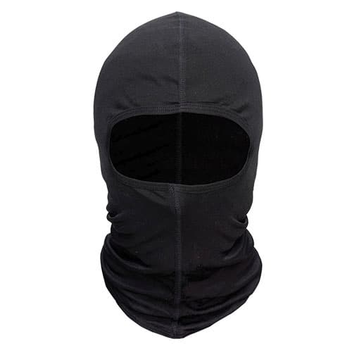 HEVIK BALACLAVA MED STOR ØJEÅBNING, SORT, UNIVERSAL STØRRELSE