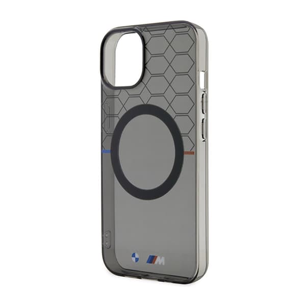 BMW Pattern MagSafe - iPhone 14 etui (grå)
