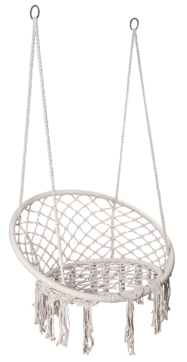 TOGO Stork's Nest hängande stol, krämfärgad