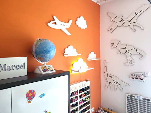 Laguna Prestige Cloud-hylder med lampefunktion