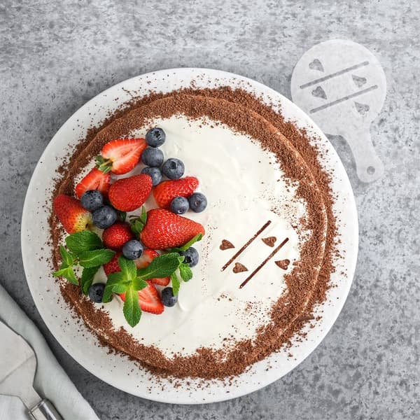 Skabeloner til kaffe og desserter 6 stk.