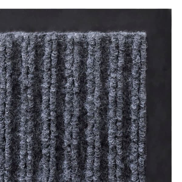 vidaXL PVC dørmåtte, 90 x 60 cm, grå