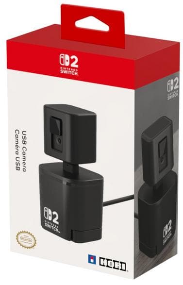 HORI USB-kamera Nintendo Switch 2 NSX-023E Musta