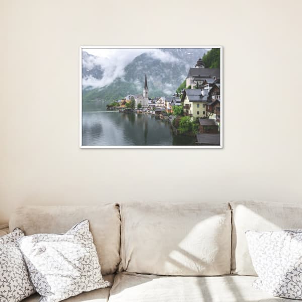 MALING EFTER TAL MED RAMME Billeder til maleri - Alpine Silence 50x40 cm